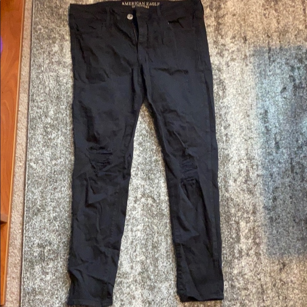 Black American Eagle Jeans